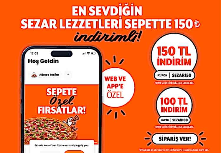Sepette 150 TL İndirim Kampanyası